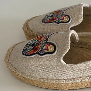 Soludos French Bulldog Linen Espadrilles